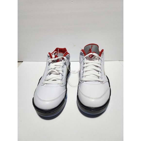 Nike Air Jordan V Golf Shoes White Fire Red Black Size Men\'s 5.5 W 7  CU4523-100 main image 5